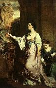 Sir Joshua Reynolds Lady Sarah Bunbury Sacrificing to the Graces USA oil painting artist
